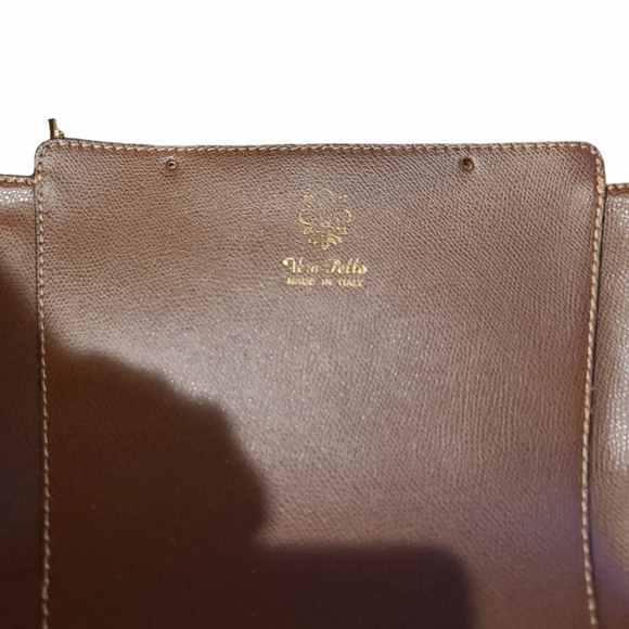 🤘SOLD🤘Vera Pelle Leather Structured Purse - Picture 6 of 6